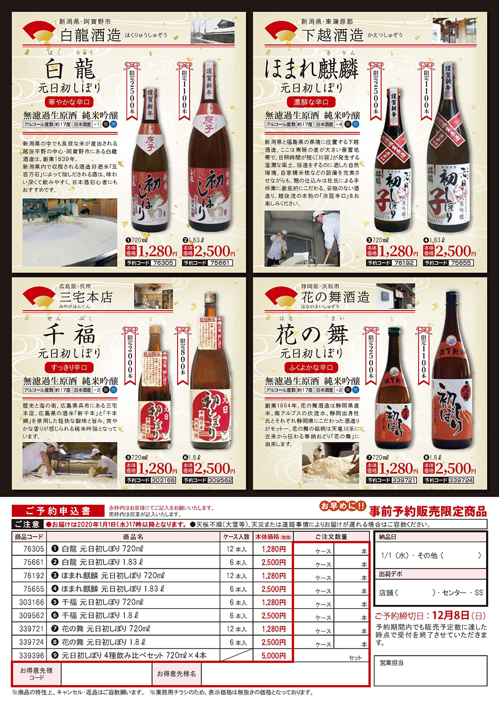 初しぼりチラシ裏面